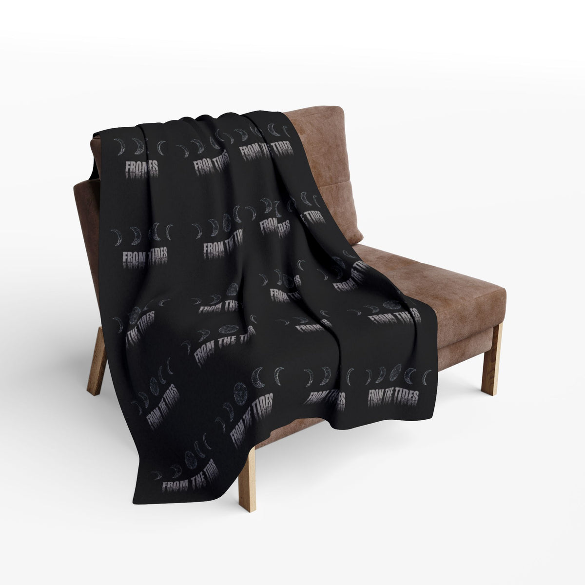 FTT Moon Phase Fleece Blanket