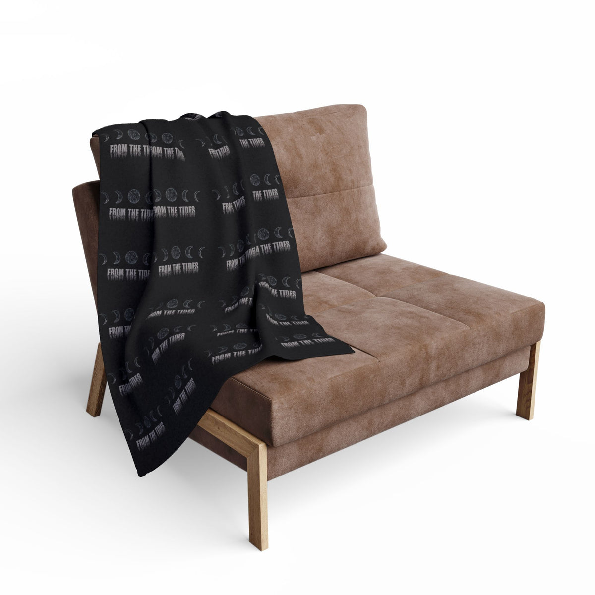 FTT Moon Phase Fleece Blanket